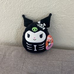 Kuromi Skeleton Squishmallow