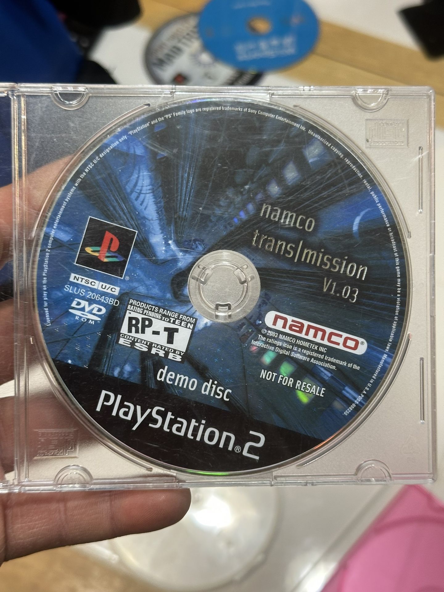 PlayStation 2 - Namco Transmission v 1.03 Demo Disc