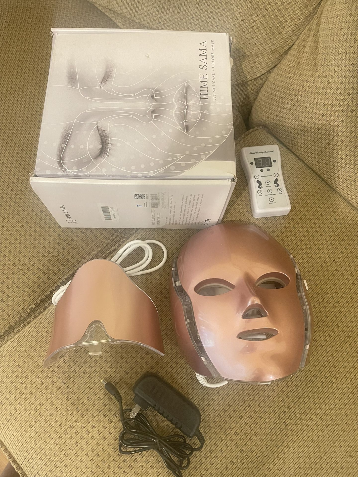 Hime Sama Rejuvenation Skincare 7 Color LED Light Therapy Mask For Face And Neck