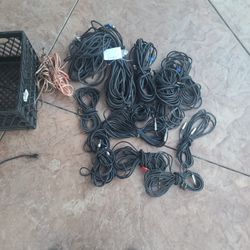 Amp and guitar Cables