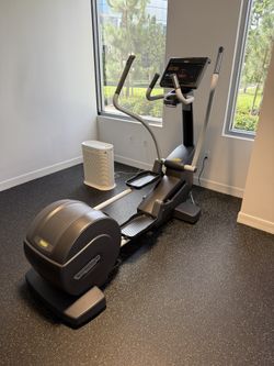 Technogym elliptical, Commercial gym equipment. Cross trainer elliptical