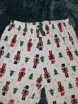 Christmas Nutcracker Print Pajama Pants