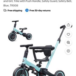Toddler Tricycle Bike New