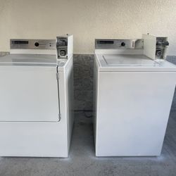 Coin Dryer And Washer