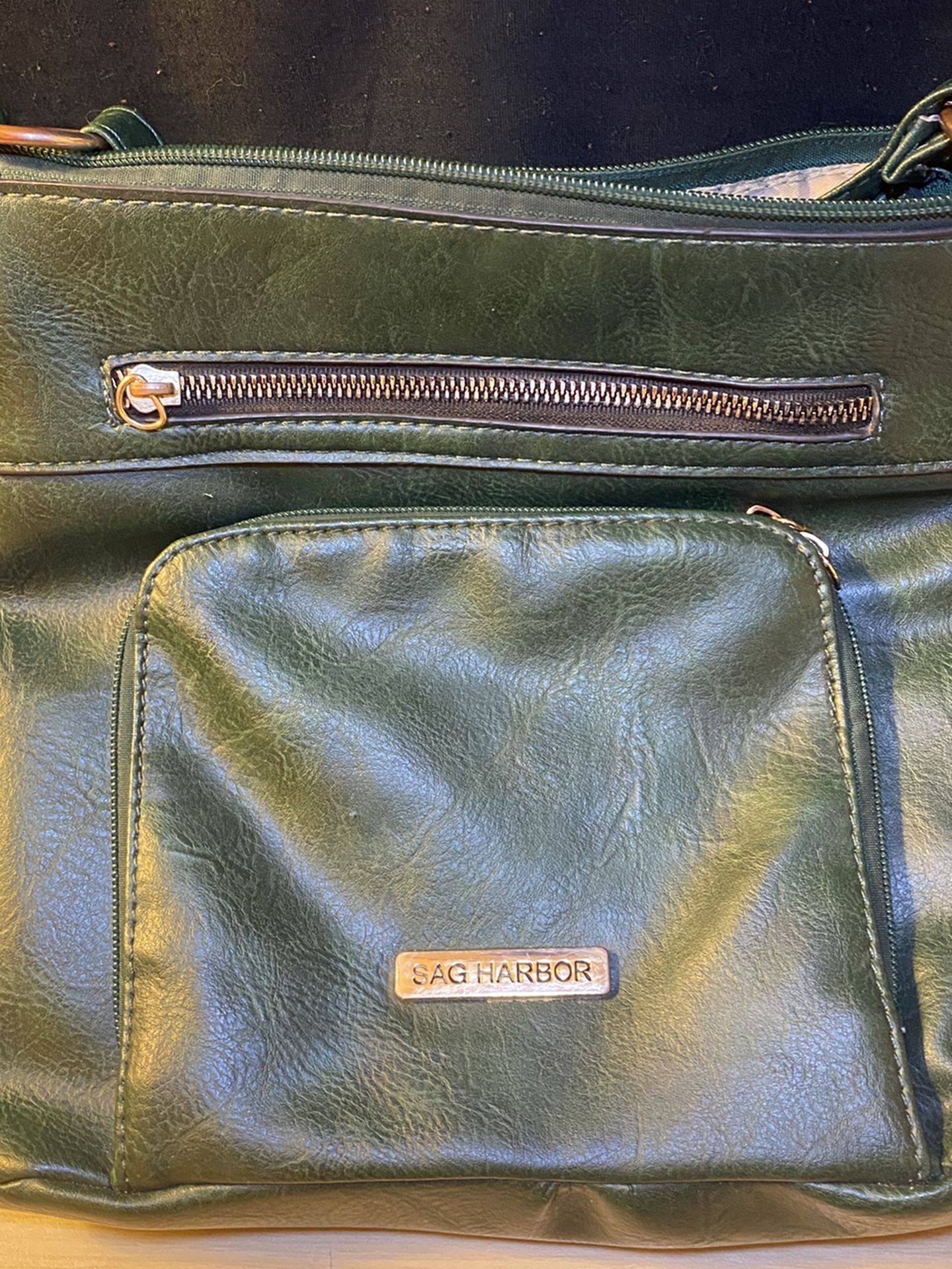 Green Sag Harbor Crossbody Shoulder Bag