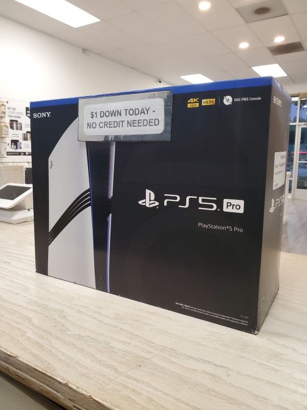 Sony Playstation 5 PS5 Pro Gaming Console (Brand New) - $1 DOWN TODAY, NO CREDIT NEEDED - WARRANTY INCLUDED