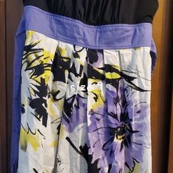 Purple Floral Dress Size 9