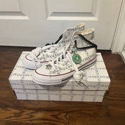JW Anderson High Top Converse White Size 7.5