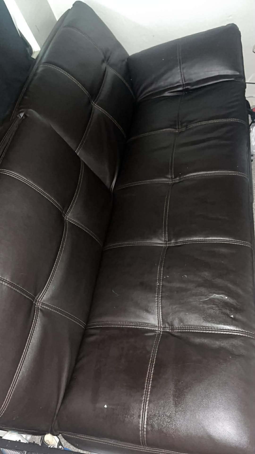 Costco Leather Euro Lounger w/ USB Port