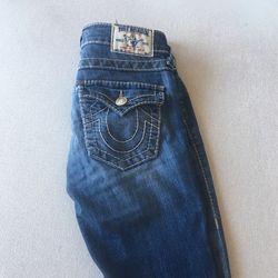 True religion low rise 24’ waist