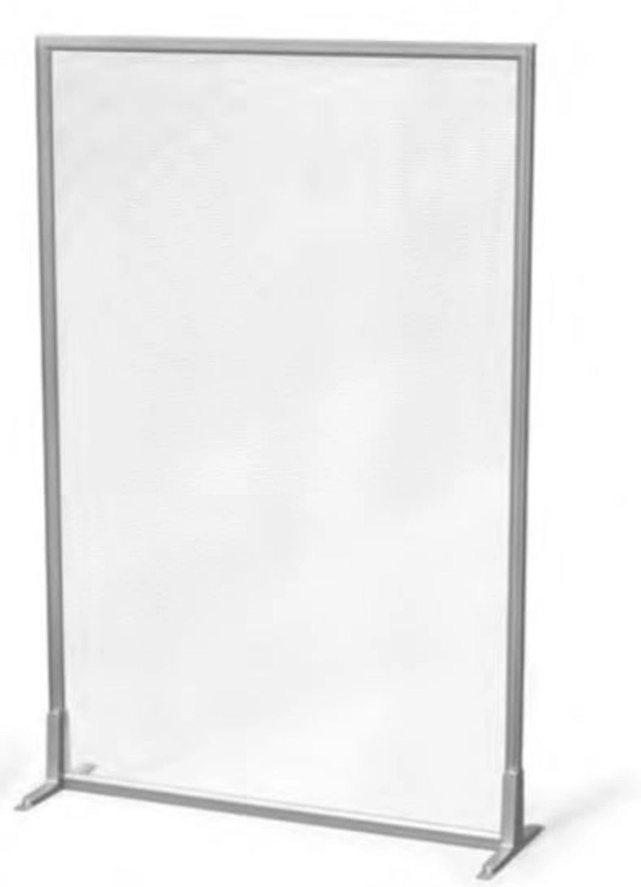 OBEX Freestanding Floor Polycarbonate Acrylic Protection Screens