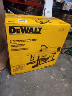 DEWALT
15 Amp Corded 8-1/4 in. Compact Portable Jobsite Tablesaw (Stand Not Included