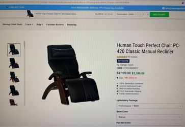 Human Touch Zero Gravity Chair