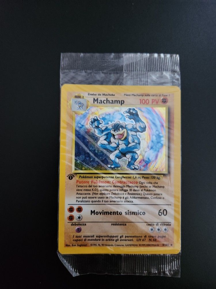 SEALED BASE SET MACHAMP (ITALIAN)