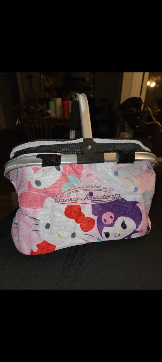 Sanrio Hello Kitty Insulated Picnic Basket Brand New 