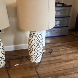 Set Of 2 Lamps, Brand New Still Have Tags 