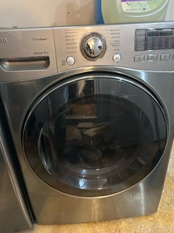 LG True Steam Front-Load Dryer and washer