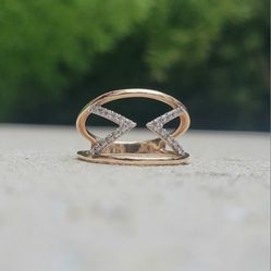 10K Gold Diamond Ring