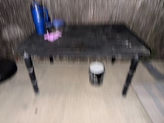Metal coffee table