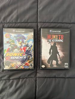 Nintendo GameCube Game Lot Sonic Riders / Hunter the Reckoning