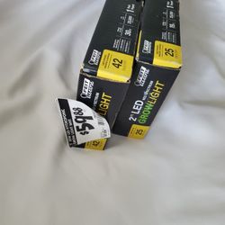 FEIT 2 ft. - 19-Watt White LED Hydroponic Non-Dim Grow Light Fixture