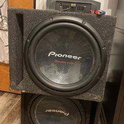 Pioneer 12 Ported Box Punch Amp