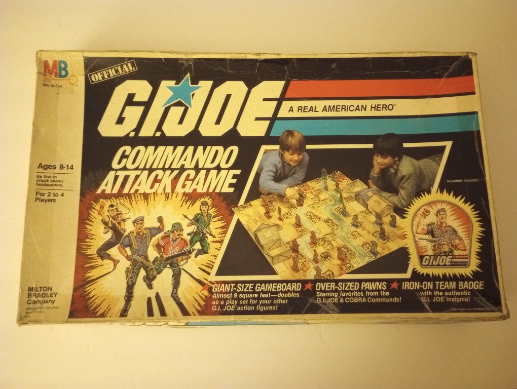 GIJoe Board Game 1985 Incomplete, Selling As Is