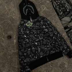 Galaxy bape hoodie 