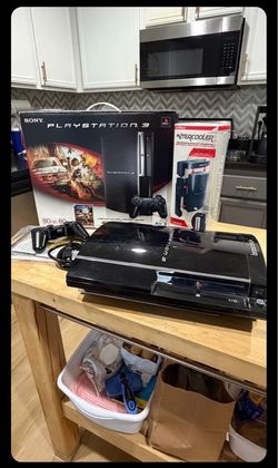 Fat Sony Playstation 3 80gb Backwards Compatible w/ Original Box Nyko Intercooler