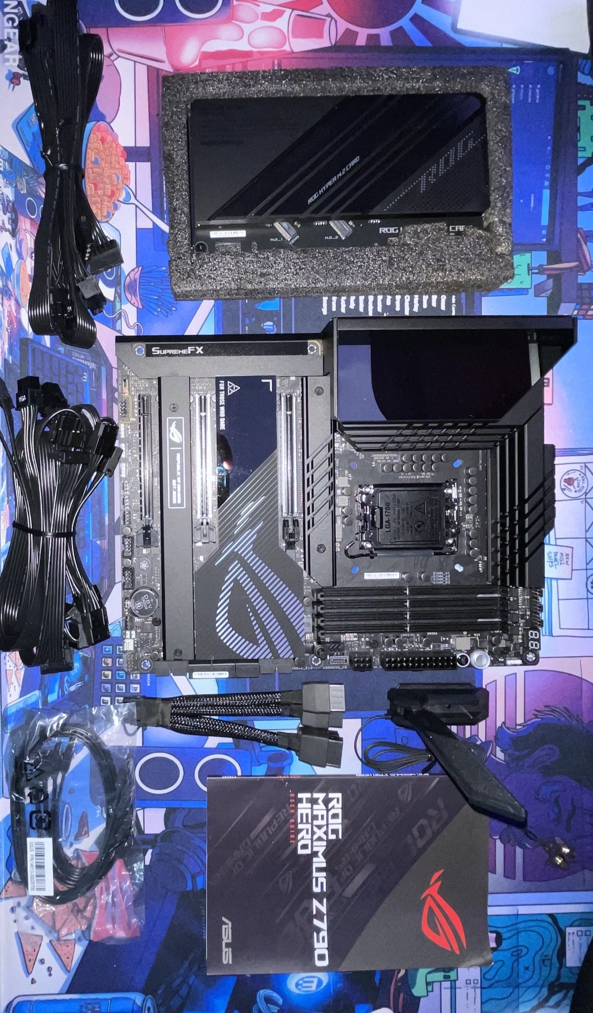 ASUS - ROG MAXIMUS Z790 HERO (Socket LGA 1700) Intel Z790 ATX DDR5 Wi-Fi 6E Motherboard - Black