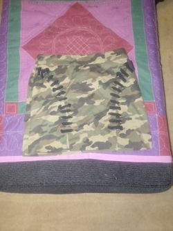 Ladies Camouflage Mini Skirt