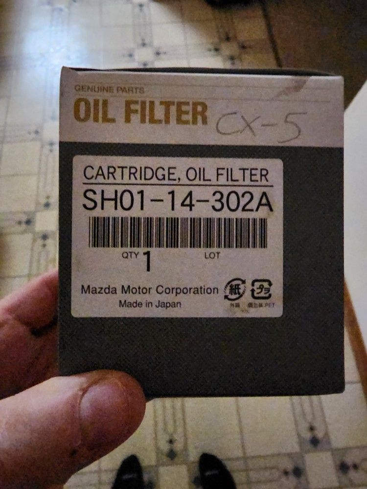 Mazda Cx-5 Oem Oil Filter