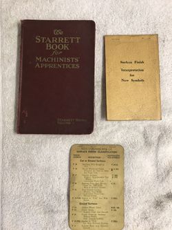 Vintage Starrett machinist apprentice handbook