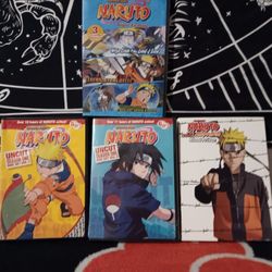 Naruto DVD Set Of 4 DVDs
