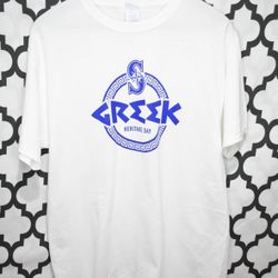 Seattle Mariners Greek heritage day SGA white short sleeve shirt size XL