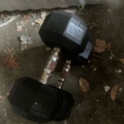 Two 50 Lb He’s Dumbbells 