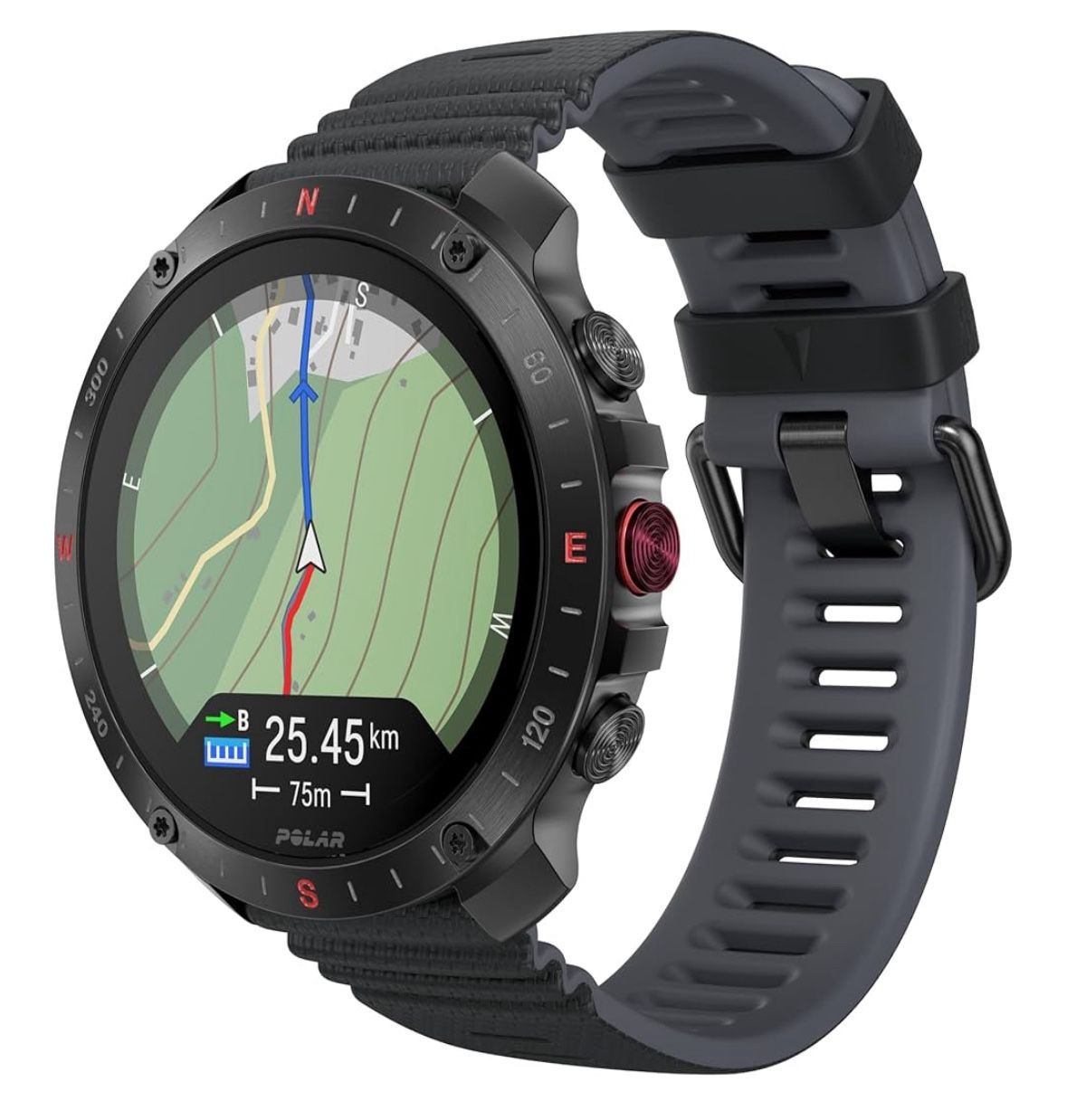 Polar Grit X2 Pro Black GPS Multisport Watch Sapphire Glass AMOLED NEW Sealed