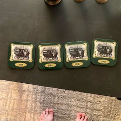 Vintage Style Coca-Cola Tin Coasters – Set Of Four