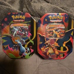 Pokémon Cards TCG Mega Charizard ex Tins