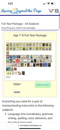 Moving Beyond The Page 7-9 Full Homeschool Curriculum 