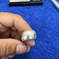 925 Silver Modernist Vintage 70s Ring Silver