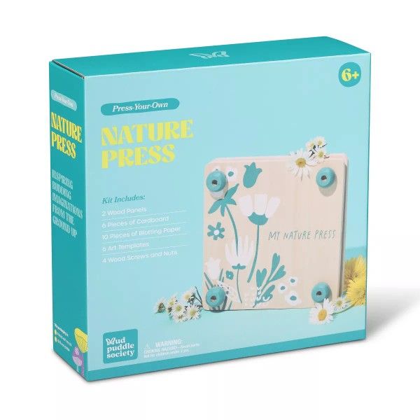 Mud Puddle Society Nature Press Garden Art Kit
