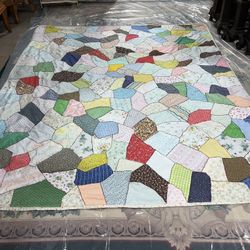 Vintage Hand Made Quilt 