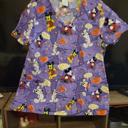 Disney Scrub Top