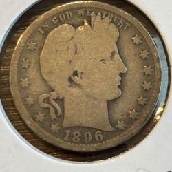 1896-O Barber Half Dollar – Original U.S. Silver Coin