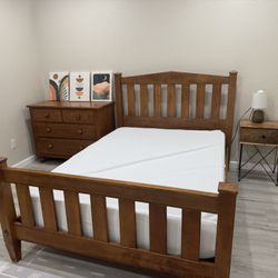 Bedroom Sets (Bed frame, Mattress, Dresser And End Table) 