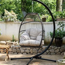 ✌️ Hanging Egg Chair with Stand
