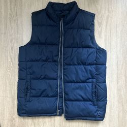 Navy blue GAP Puffer Vest.
