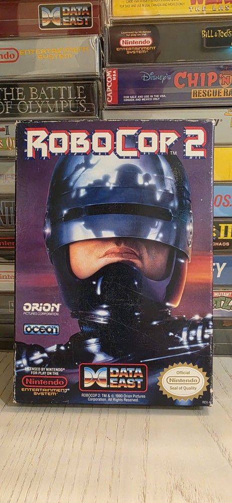 NES NINTENDO ROBOCOP 2 CIB