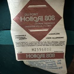 Vintage Hollofill Sleeping Bag